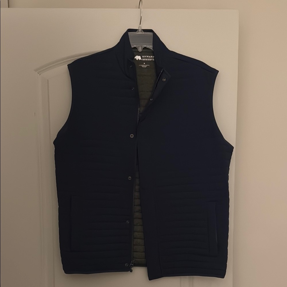 Men's Onward Reserve Navy Blue Quilted Vest